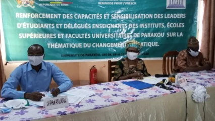 LUTTE CONTRE LES CHANGEMENTS CLIMATIQUES AU BENIN :La Cnbu implique le monde universitaire de Parakou