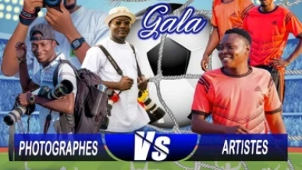 MATCH DE GALA À PARAKOU : Photographes et artistes croisent les crampons ce jour