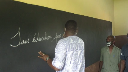 MISE EN SERVICE DE PLUSIEURS MODULES DE CLASSES DANS LA COMMUNE DE BANIKOARA : Bio Sarako Tamou mise gros sur l&rsquo;éducation dans sa commune