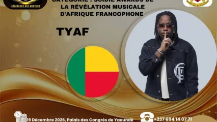 Nominé aux scidie awards 2026 au Cameroun: l’artiste béninois Tyaf appelle à une mobilisation massive pour le vote