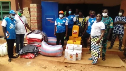 ŒUVRE SOCIALE A BOHICON : La Fondation Moov Africa  au chevet des malades mentaux de St Camille