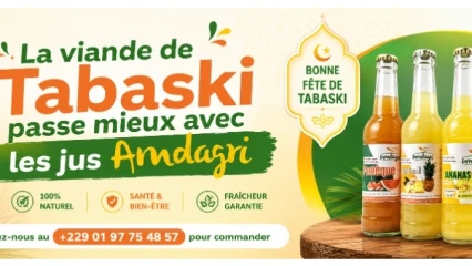Offre spéciale Tabaski 2026 à Parakou: les jus Amdagri pour accompagner vos repas de fête