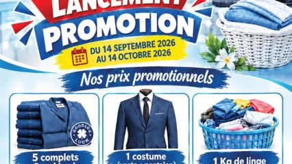 Ouverture du pressing Blanc sur blanc à Parakou: optez pour des vêtements propres à moindre coût