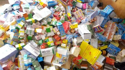 PARAKOU :  Plus de 410 Kg de faux médicaments saisis