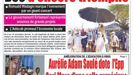Parution du 11 Novembre 2019