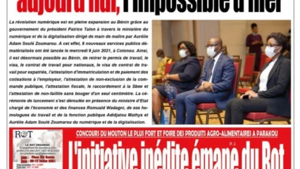 Parution du jeudi 10 juin 2021
