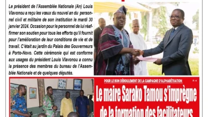 Parution du mercredi 31 janvier 2024
