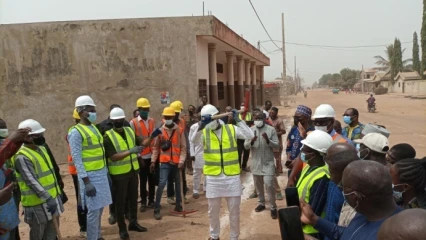 PHASE II DU PROJET DE RENFORCEMENT DU SYSTÈME D&rsquo;ALIMENTATION EN EAU POTABLE DE PARAKOU : Le ministre Adambi a officiellement lancé les travaux . Un linéaire de 610 Km de conduites d&rsquo;eau pour desservir les populations