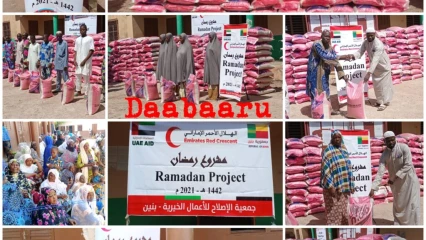 POUR FETER RAMADAN EN BEAUTE : L&rsquo;Association Al-Islaah fait don de vivres aux couches défavorisées de Parakou