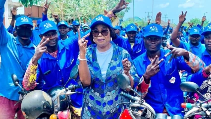 Pour la victoire du duo Wadagni-Talata:  Adidjatou Mathys gagne la confiance des conducteurs de taxi-moto de Porto-Novo