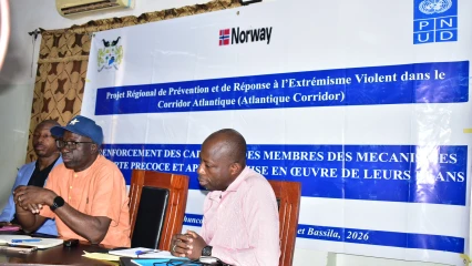 Prévention des conflits à Kouandé, Péhunco, Toucountouna et Bassila: le Pnud et la Norvège renforcent les mécanismes d'alerte précoce