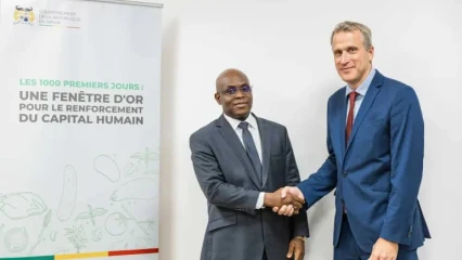 Renforcement du partenariat stratégique pour la nutrition de l'enfant: le Directeur du Child Nutrition Fund en visite au Bénin