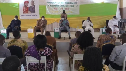 SOUS LE HAUT PARRAINAGE DE BIO SARAKO TAMOU : Les enseignants de Banikoara s&rsquo;engagent pour le K.O de Talon