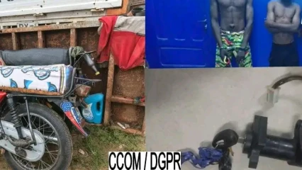 Tchaourou :Un réseau de voleurs de motos et de bétail démantelé, trois suspects interpellés