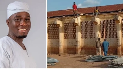 Travaux de réhabilitation des classes décoiffées à Parakou : " Guéré Kam, Séré Kom ", le maire Zul-Kifly Zakarie joint l'acte à la parole