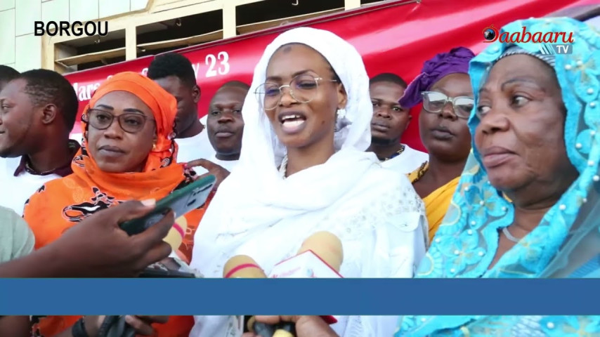 PARAKOU :  Les militants du parti Les Démocrates prient pour la libération de Reckya Madougou