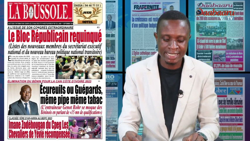 Revue des titres de ce lundi 11 septembre 2023