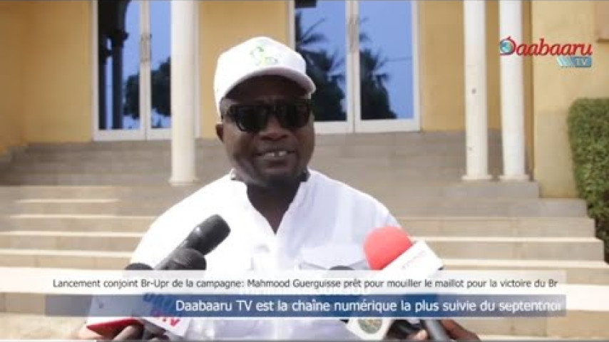 LANCEMENT CONJOINT BR-UPR: Mahmood Guerguisse prêt pour mouiller le maillot pour la victoire du Br