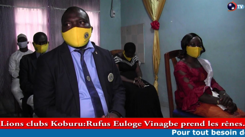 LIONS CLUB PARAKOU KOBURU: Nabil Touré passe le témoin à Rufus Euloge Vinagbe