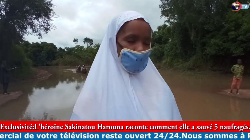 EXCLUSIVITÉ: L'héroïne Sakinatou Harouna raconte comment elle a sauvé 5 naufragés