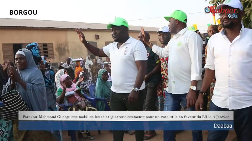Parakou: Mahmoud Guerguisse mobilise les 2è et 3è arrondissements pour un vote utile en faveur du BR le 11 Janvier