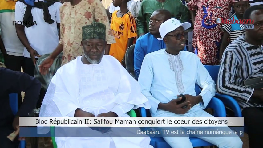 BLOC RÉPUBLICAIN À DJOUGOU  II : Salifou MAMAN conquiert le cœur des citoyens