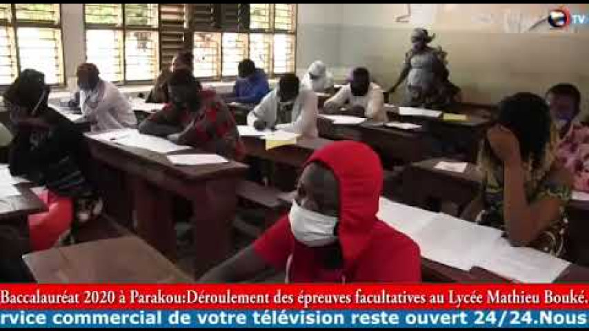 BACCALAURÉAT 2020 À PARAKOU: Déroulement des épreuves facultatives au Lmb