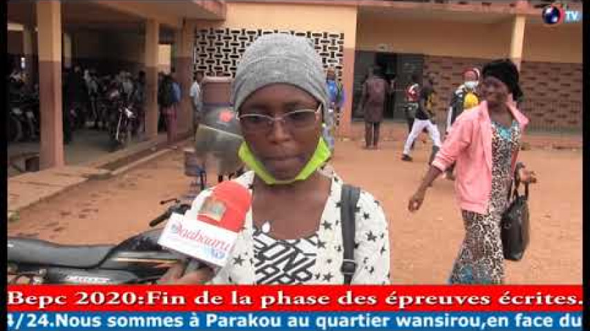 BEPC 2020: Fin de la phase des épreuves écrites