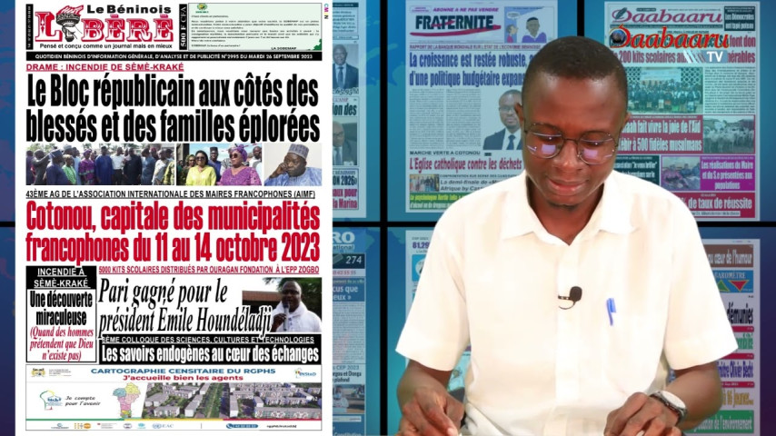 Revue des titres de ce mardi 26 septembre 2023