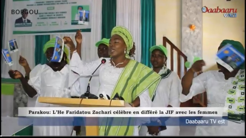 PARAKOU : Faridatou Chakari Yacoubou célèbre en différé la JIF avec les femmes