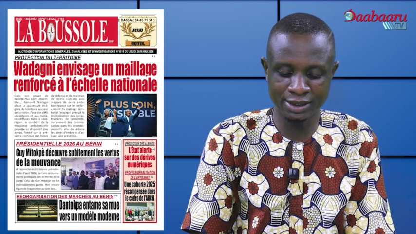 REVUE DES TITRES DES JOURNAUX DE CE JEUDI 26 MARS 2026