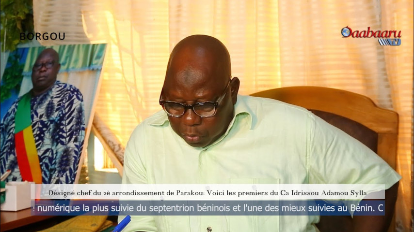 Désigné chef du 2è arrondissement de Parakou: Voici les premiers du Ca Idrissou Adamou Sylla