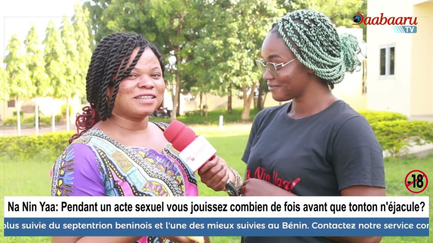 NA NIN YAA : Pendant un acte sexuel vous jouissez combien de fois ❓