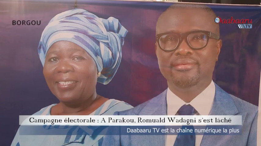 CAMPAGNE ÉLECTORALE : A PARAKOU ROMUALD WADAGNI S'EST LÂCHÉ