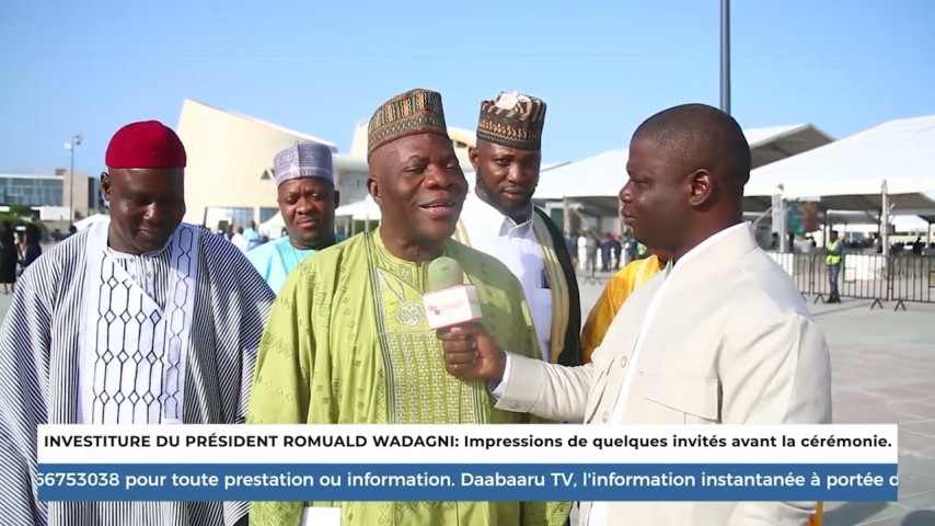 INVESTITURE DU PRÉSIDENT ROMUALD WADAGNI : Impressions de quelques invités avant la cérémonie