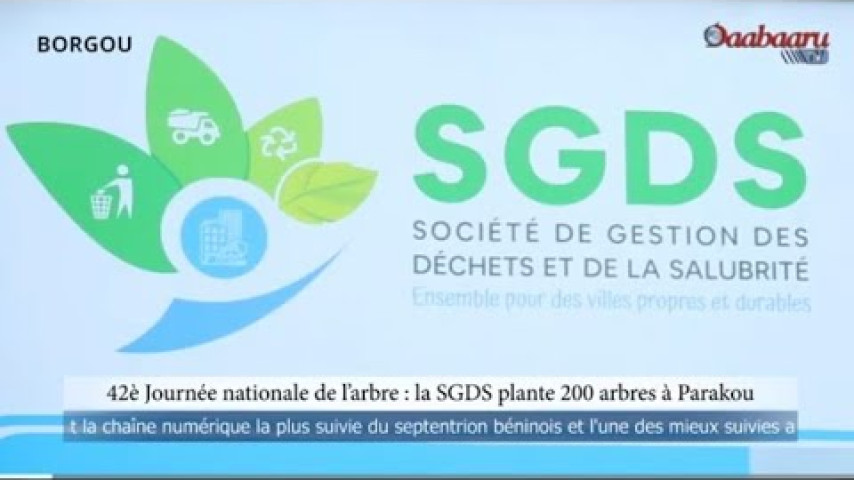 42ᵉ JOURNÉE NATIONALE DE L’ARBRE : LA SGDS PLANTE 200 ARBRES À PARAKOU