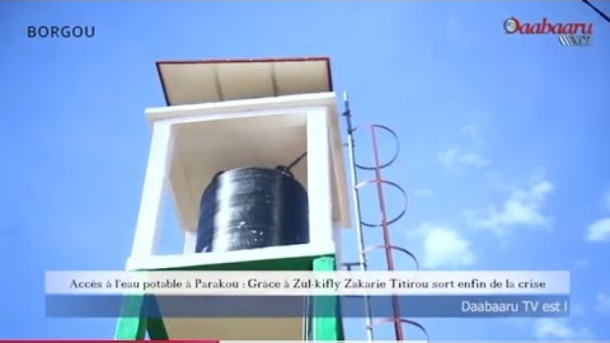 Accès à l'eau potable à Parakou : Grâce à Zul-kifly Zakarie Titirou sort enfin de la crise