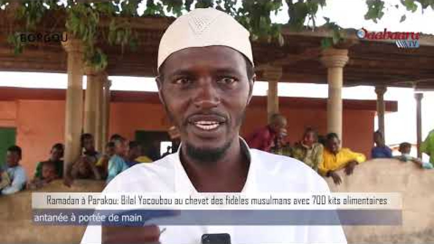 (BAATONUM) PARAKOU: Bilal Yacoubou au chevet des musulmans avec  700 kits alimentaires