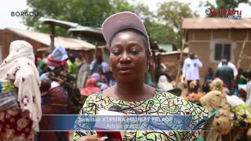 BEMBÈRÈKÈ, 10 AVRIL 2026 :  RENCONTRE DE TERRAIN DE JAMILLAH FALADE AUX CÔTÉS DE L'HE ZACHARIE ADAM