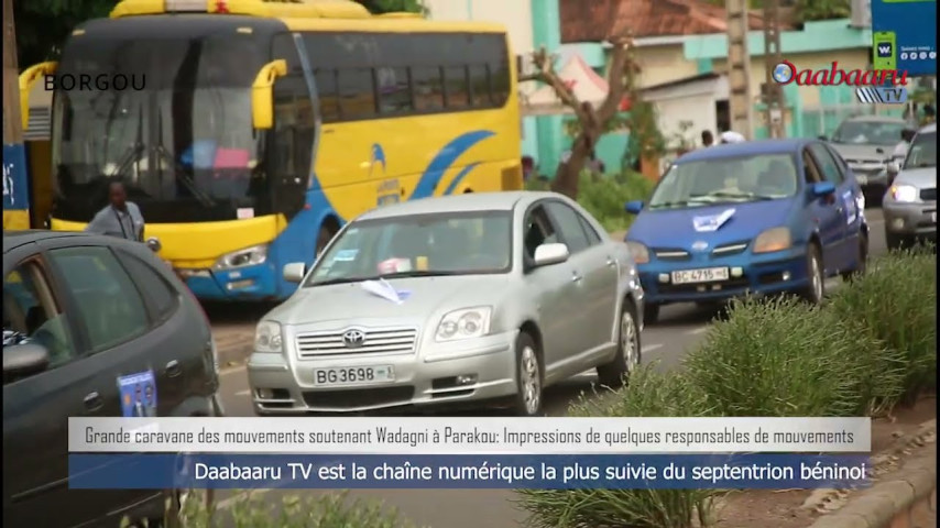 CARAVANE DES MOUVEMENTS PRO WADAGNI À PARAKOU : Impressions de quelques responsables de mouvements