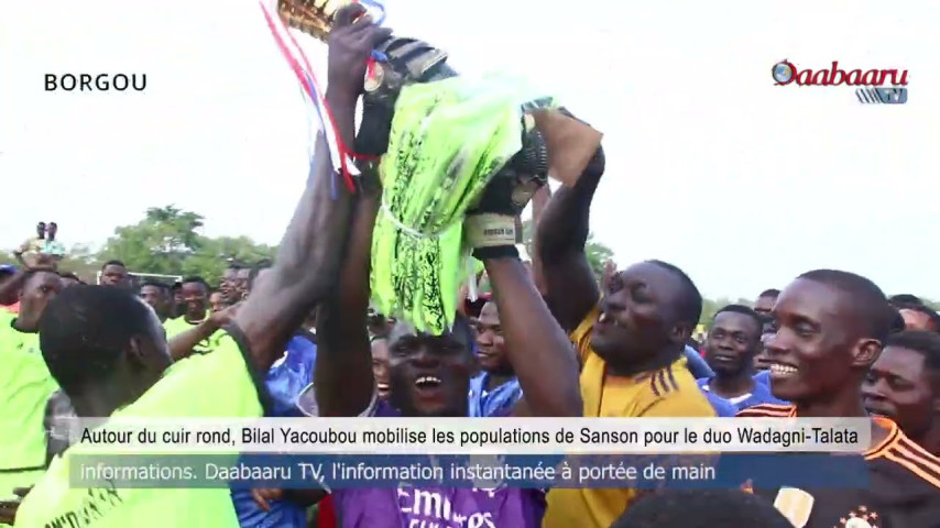 Tchaourou: Autour foot, Bilal Yacoubou mobilise les populations de Sanson pour le duo Wadagni-Talata