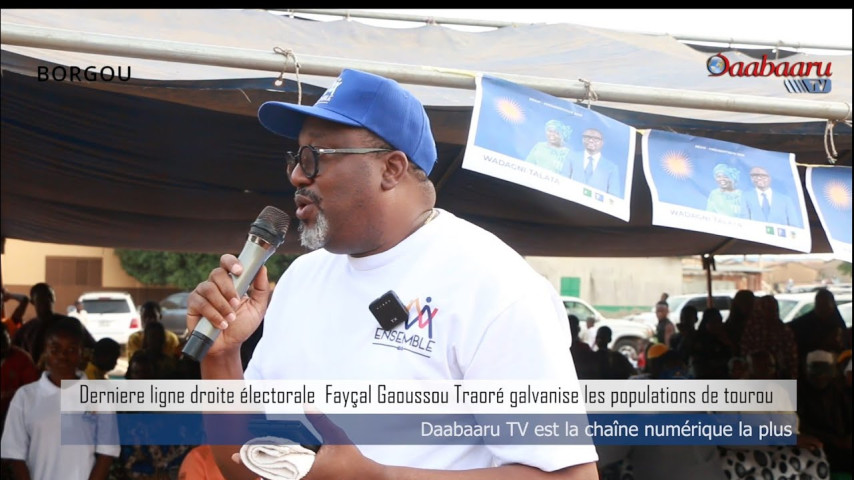 Dernière ligne droite électorale Fayçal Gaoussou TRAORE galvanise les populations de TOUROU