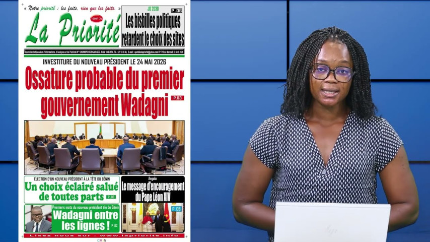 REVUE DES TITRES DES JOURNAUX DE CE MERCREDI 22 AVRIL 2026 AVEC FOLARIN YABI