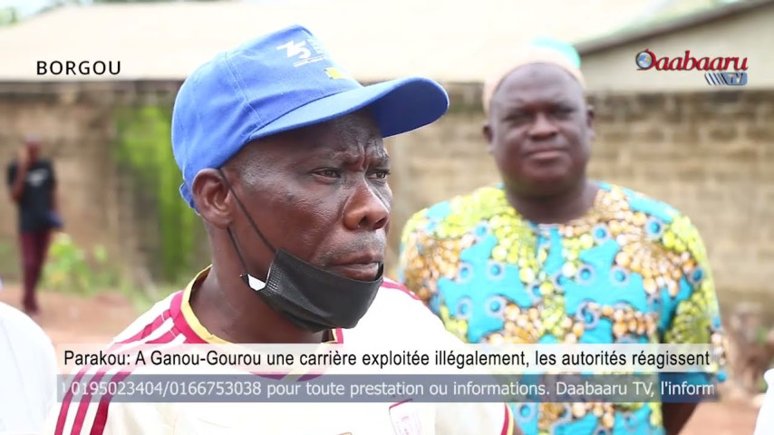 BAATONUM/PARAKOU: A Ganou Gourou une carrière exploitée illégalement, les autorités réagissent.