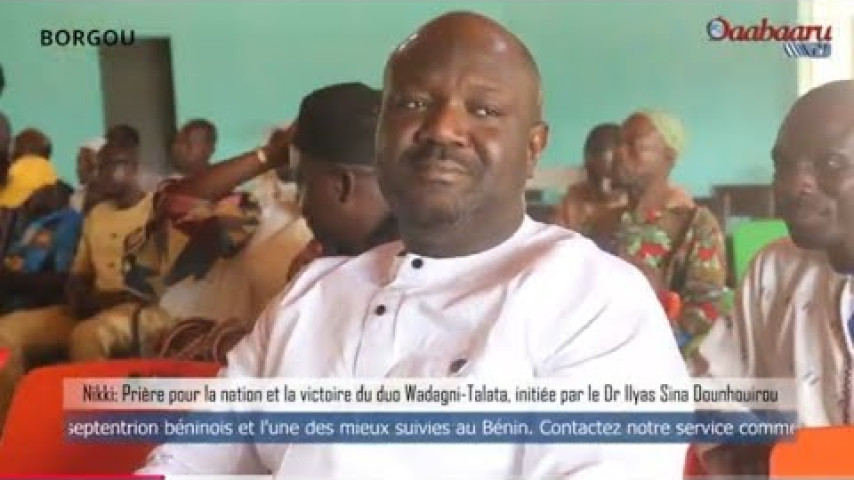 ÉLECTION PRÉSIDENTIELLE : Nikki et Dr Ilyas Sina Dounhouirou prient pour la victoire du duo WaTa