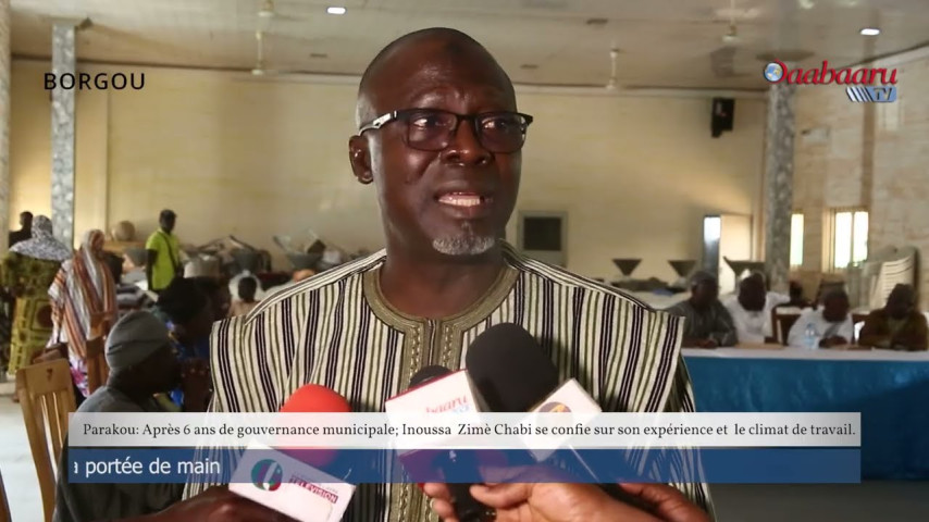 PARAKOU: Le Maire Zimè fait le bilan de ses 6 ans à la tête de la municipalité