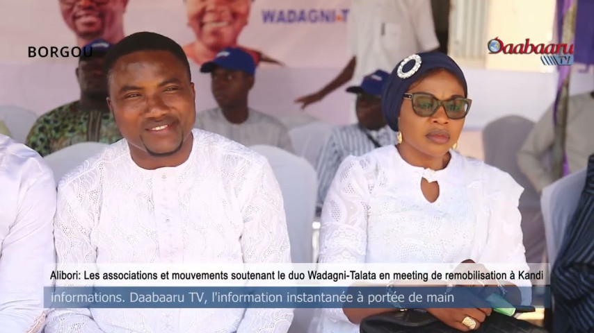 KANDI:Les associations et mouvements de l’Alibori  soutenant le duo Wadagni-Talata en meeting