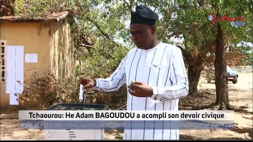 TCHAOUROU : He Adam Bagoudou accompli son devoir civique