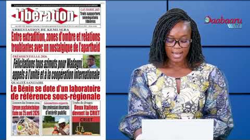 REVUE DES TITRES DES JOURNAUX DE CE LUNDI 20 AVRIL 2026 AVEC FOLARIN YABI