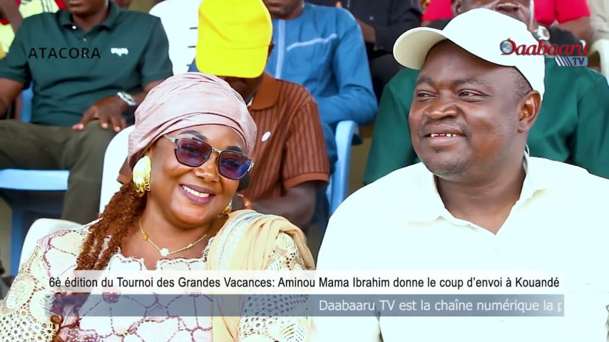 6è édition du Tournoi des grandes vacances : Aminou Mama Ibrahim donne le coup d'envoi à Kouandé